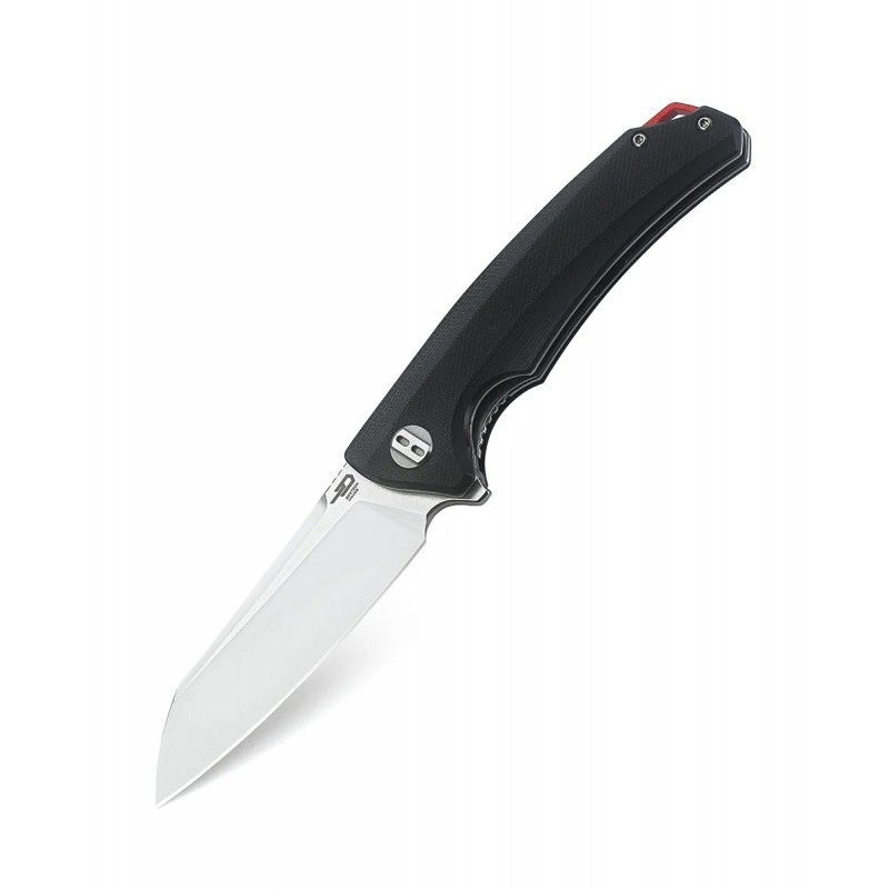 Nóż składany Bestech Texel Black G10, Stonewashed/Satin D2 by A Purvis Blades (BG21A-1)