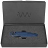 Nóż składany ANV A100 BB Blue GRN, Black DLC Sleipner (ANVA100-020)