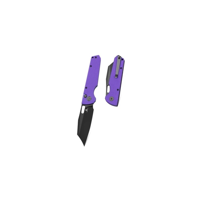 Nóż składany Bestechman Guardian Purple G10, Black PVD D2 (BMK11H)