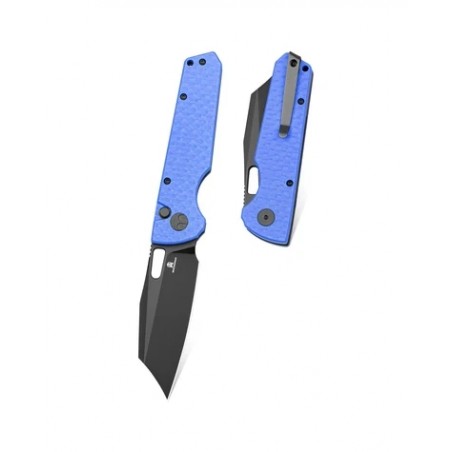 Nóż składany Bestechman Guardian Blue G10 w/ Carbon Fiber Pattern, Black PVD D2 (BMK11G) Nóż składany Bestechman Guardian Blue G10 w/ Carbon Fiber Pattern, Black PVD D2 (BMK11G)