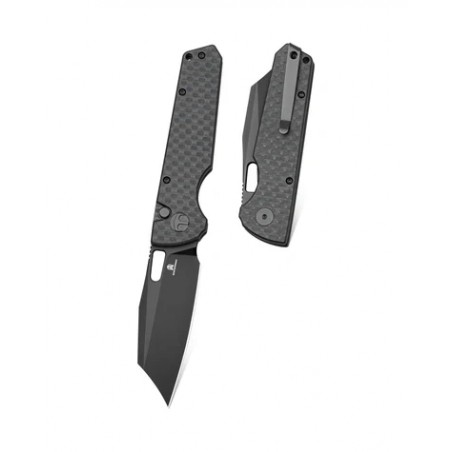 Nóż składany Bestechman Guardian Black G10 w/ Carbon Fiber Pattern, Black PVD D2 (BMK11E) Nóż składany Bestechman Guardian Black G10 w/ Carbon Fiber Pattern, Black PVD D2 (BMK11E)