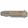 Nóż składany Bestech Syntax CP Beige G10, Stonewashed/Satin CPM 154CM by Todd Knife and Tool (BG41B)