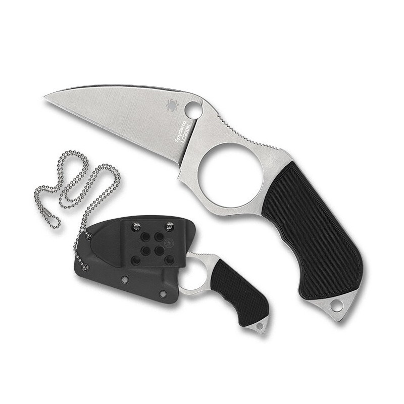 Nóż Spyderco Swick 5 Large Black G10, Satin LC200N by Sal Glesser (FB145P)