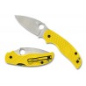 Nóż składany Spyderco Sage 5 Lightweight Salt Yellow FRN, Satin MagnaCut by Sal Glesser (C123PYL)