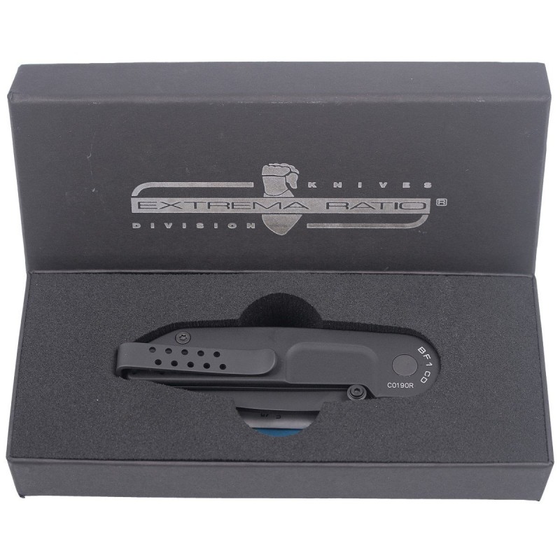 Nóż składany Extrema Ratio BF1 CD Black Aluminium, Black MIL-C N690 (04.1000.0143/BLK)