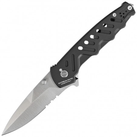 Nóż składany Extrema Ratio Caimano Nero N.A. Black Aluminium, Satin N690 (04.1000.0166/SAT/BLK) Nóż składany Extrema Ratio Caimano Nero N.A. Black Aluminium, Satin N690 (04.1000.0166/SAT/BLK)