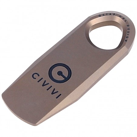 Brelok CIVIVI Ti-Bar Champagnen Titanium Prybar Tool by Ostap Hel (C21030-3) Brelok CIVIVI Ti-Bar Champagnen Titanium Prybar Tool by Ostap Hel (C21030-3)