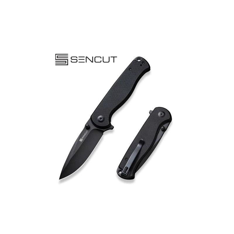 Nóż składany Sencut Errant Black G10, Black 9Cr18MoV (S23054B-1)