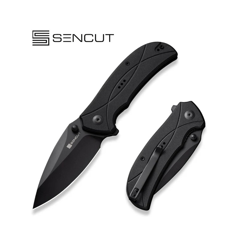 Nóż składany Sencut Hyrax Black G10, Black 9Cr18MoV (S23097-1)
