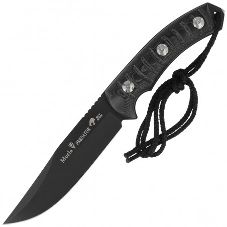Nóż Muela Predator-14N Black Micarta, Black PTFE X50CrMoV15 Nóż Muela Predator-14N Black Micarta, Black PTFE X50CrMoV15