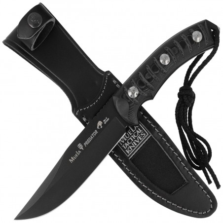 Nóż Muela Predator-14N Black Micarta, Black PTFE X50CrMoV15 Nóż Muela Predator-14N Black Micarta, Black PTFE X50CrMoV15