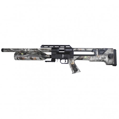 Wiatrówka PCP Reximex Throne Gen 2 G1 Camo 5.5 mm z regulatorem i tłumikiem Wiatrówka PCP Reximex Throne Gen 2 G1 Camo 5.5 mm z regulatorem i tłumikiem