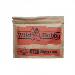Chipsy z bobu Wild Bobby 100 g BBQ