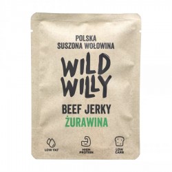 Wołowina suszona Wild Willy żurawina 30 g