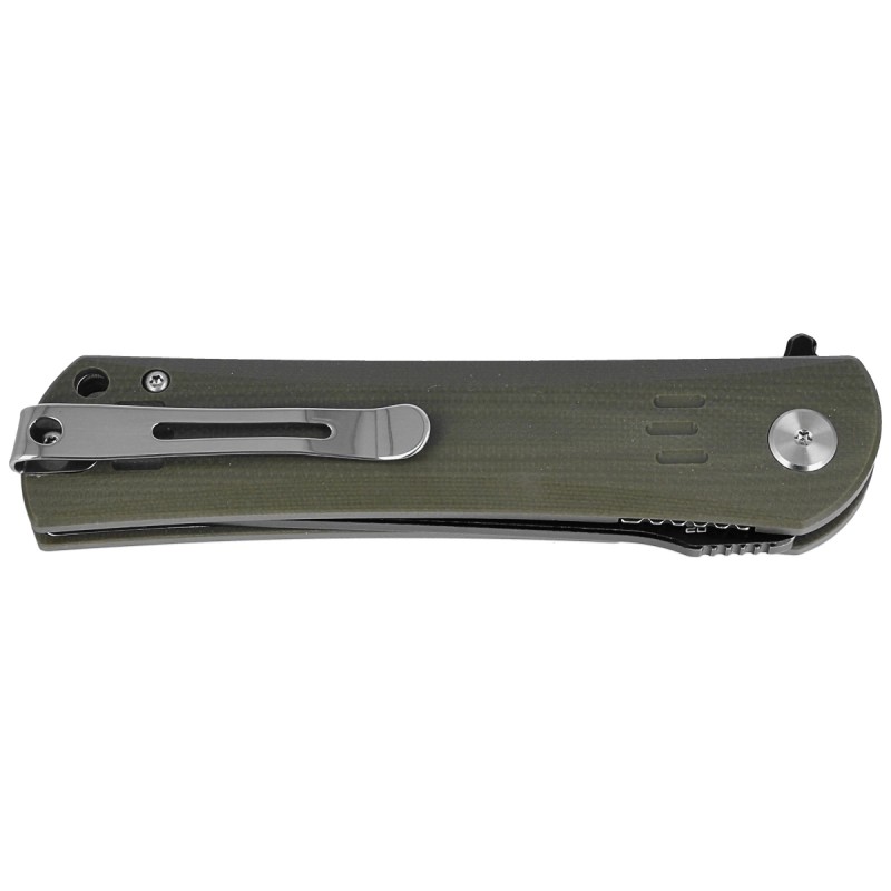 Nóż składany Bestech Kendo Army Green G10, Black / Satin D2 (BG06B-2)
