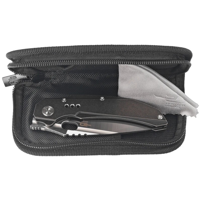 Nóż składany Bestech Exploit Black Titanium, Satin CPM S35VN by Todd Knife and Tool (BT2005B)