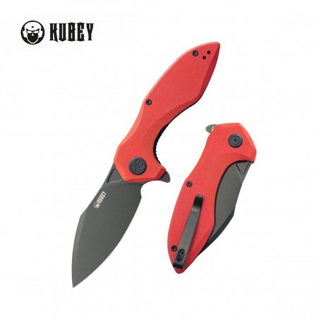 Nóż składany Kubey Nobel Red G10, Blackwashed 14C26N (KU236P) Nóż składany Kubey Nobel Red G10, Blackwashed 14C26N (KU236P)