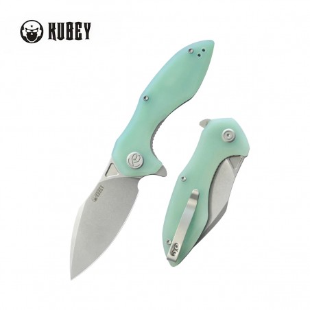 Nóż składany Kubey Nobel Jade G10, Beadblasted 14C26N (KU236M) Nóż składany Kubey Nobel Jade G10, Beadblasted 14C26N (KU236M)