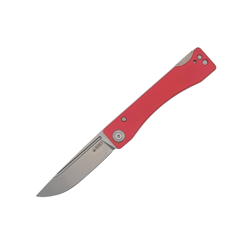 Nóż składany Kubey Akino Red G10, Beadblasted 14C28N by Tiguass (KU2102F)