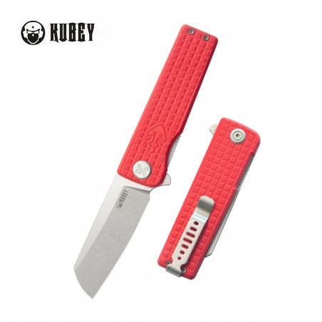 Nóż składany Kubey Sailor Red G10, Stonewashed 14C28N by Sekira Sochi (KU317L) Nóż składany Kubey Sailor Red G10, Stonewashed 14C28N by Sekira Sochi (KU317L)