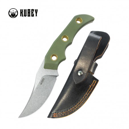 Nóż Kubey Blade Hunter Green G10, Beadblasted 14C28N by Mikkel Willumsen (KU375C) Nóż Kubey Blade Hunter Green G10, Beadblasted 14C28N by Mikkel Willumsen (KU375C)