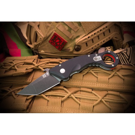 Nóż składany Spartan Blades Ronin Shoto Black G10, Black 154CM by Tu Lam (SFBL9BK) Nóż składany Spartan Blades Ronin Shoto Black G10, Black 154CM by Tu Lam (SFBL9BK)