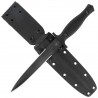 Nóż Spartan Blades George V14 Dagger D/E Black G10, Black PVD MagnaCut by Les George (SB27BKBKKYBK)