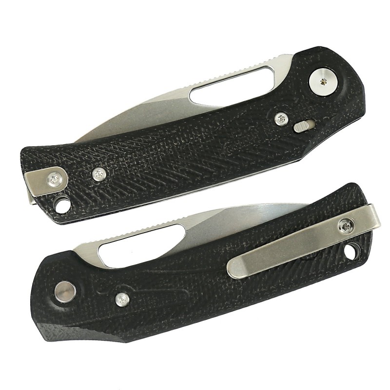 Nóż składany Reate PL-XE Black Micarta, Stonewashed Nitro-V (PL-XE-BKM.STW)