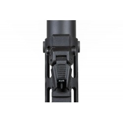 Pistolet maszynowy ASG Specna Arms SA-FX02 FLEX™ HAL ETU Czarny z pomarańczowym urządzeniem wylotowym