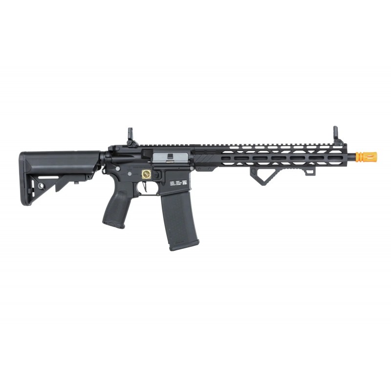 Karabinek ASG Specna Arms RRA SA-E24 HAL ETU™ Czarny z pomarańczowym urządzeniem wylotowym