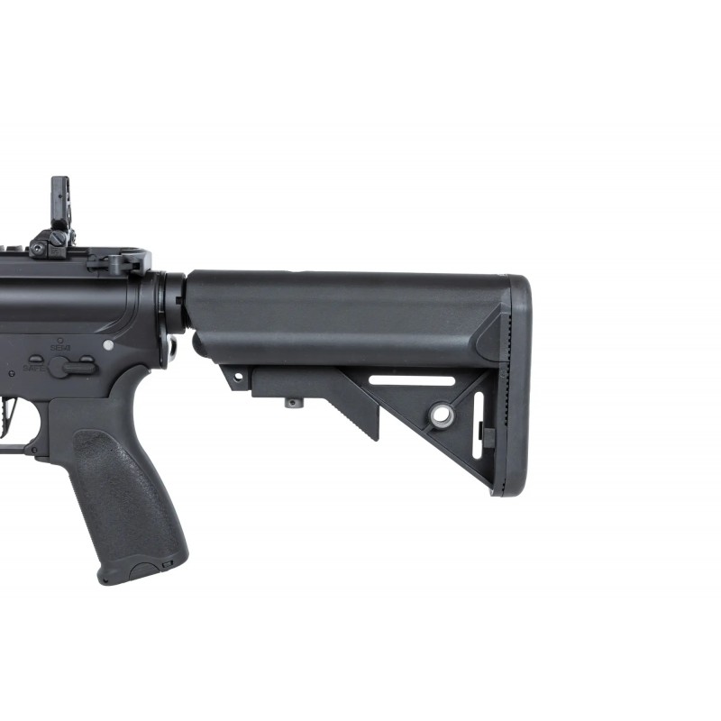 Karabinek ASG Specna Arms RRA SA-E24 HAL ETU™ Czarny z pomarańczowym urządzeniem wylotowym
