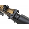 Karabinek ASG Specna Arms RRA SA-E24 HAL ETU™ Chaos Bronze z pomarańczowym urządzeniem wylotowym