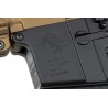 Karabinek ASG Specna Arms RRA SA-E24 HAL ETU™ Chaos Bronze z pomarańczowym urządzeniem wylotowym