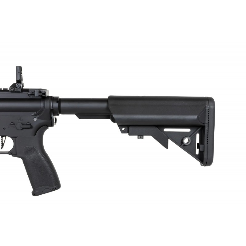 Karabinek ASG Specna Arms RRA SA-E25 HAL ETU™ Czarny z pomarańczowym urządzeniem wylotowym