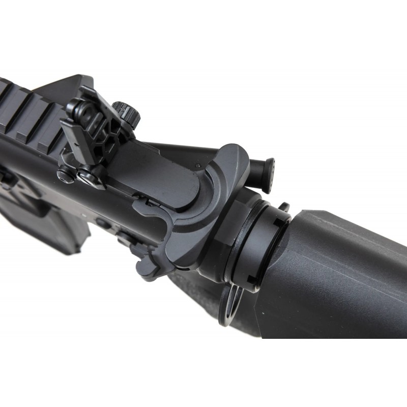 Karabinek ASG Specna Arms RRA SA-E25 HAL ETU™ Czarny z pomarańczowym urządzeniem wylotowym