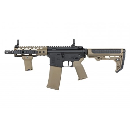 Karabinek ASG Specna Arms RRA SA-P12 PRIME™ HAL™ ETU Light Ops Stock Wersja High Torque Half-Tan