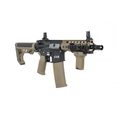 Karabinek ASG Specna Arms RRA SA-P12 PRIME™ HAL™ ETU Light Ops Stock Wersja High Torque Half-Tan