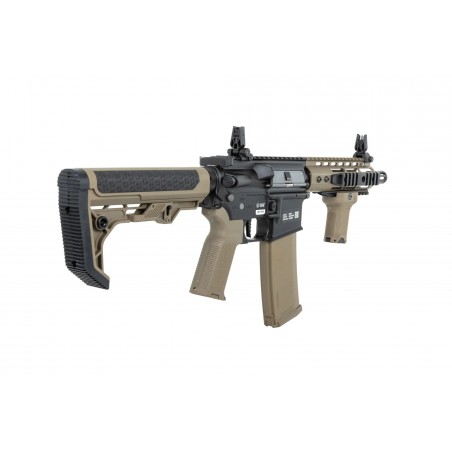 Karabinek ASG Specna Arms RRA SA-P12 PRIME™ HAL™ ETU Light Ops Stock Wersja High Torque Half-Tan