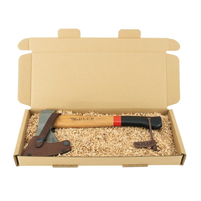 Toporek Adler Rheinland Red/Black Hickory Wood, C60 Carbon Steel (201.0H060A011)