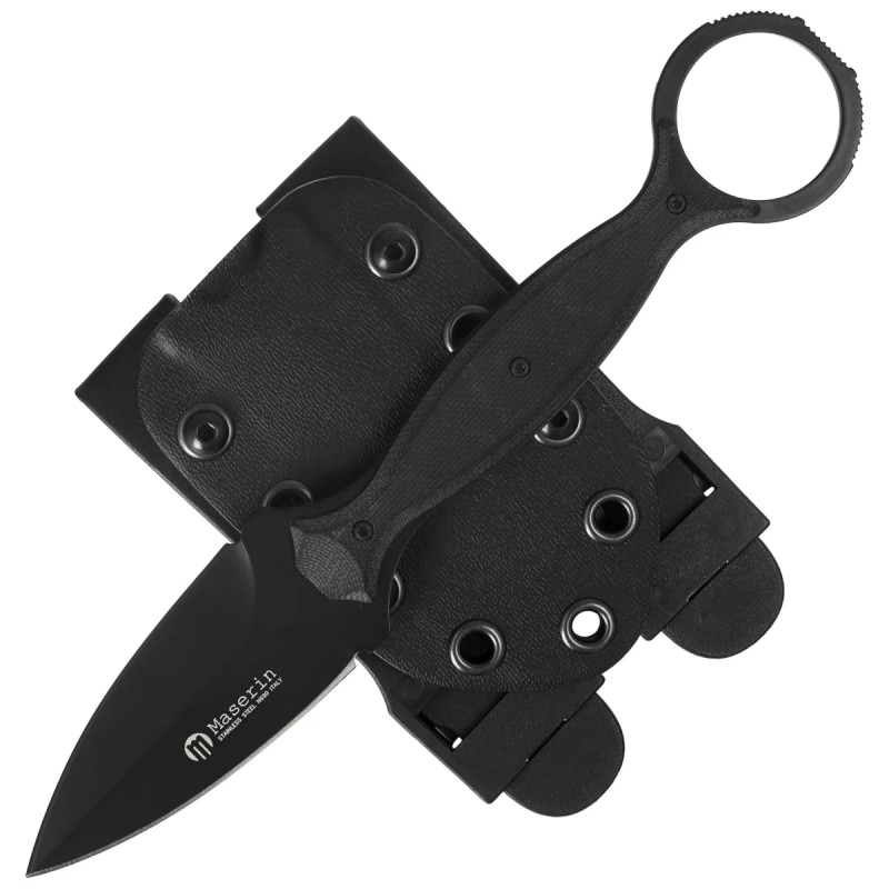Nóż na szyje Maserin Neck Knife 922 Black G10, Black N690 by Russ Kommer (922/T)