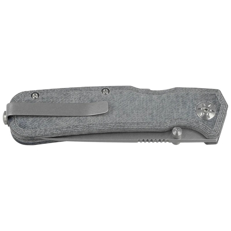 Nóż składany Maserin 630 Pulse Denim Jeans Micarta, Stonewashed MagnaCut by Igor Bortolussi (630/MCJ)