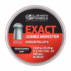 Śrut diabolo JSB Exact Jumbo Monster Redesigned Deep 5,52...