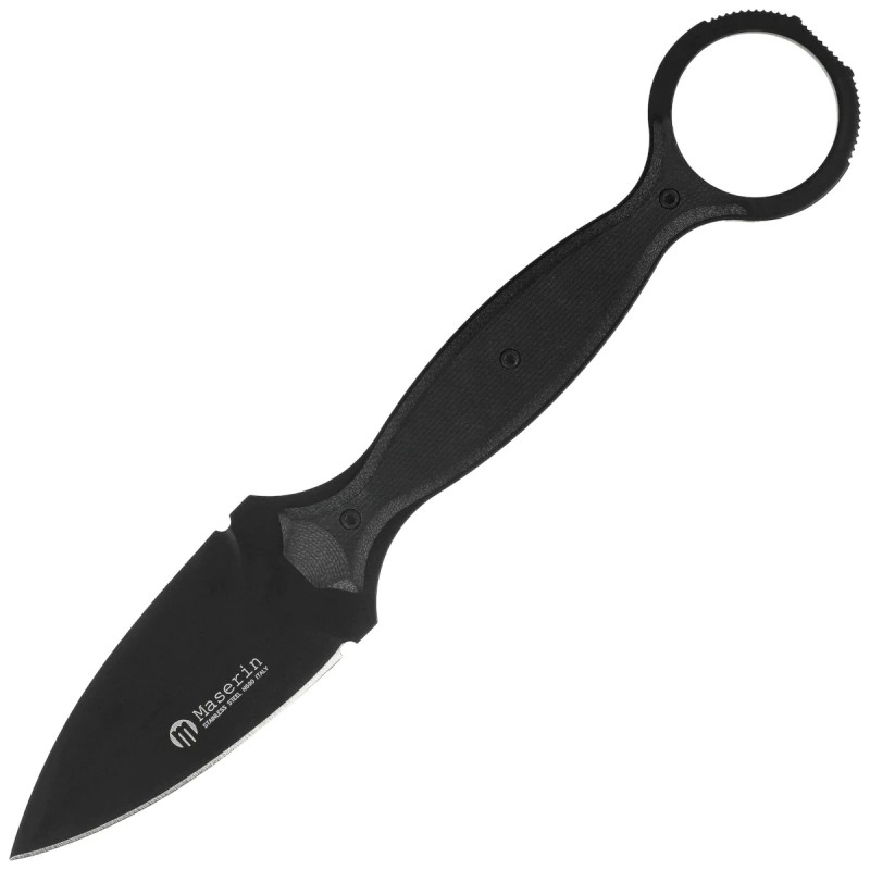 Nóż na szyje Maserin Neck Knife 922 Black G10, Black N690 by Russ Kommer (922/T)