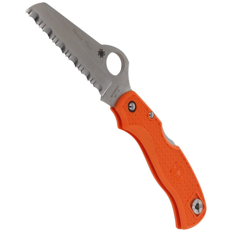 Nóż Spyderco Rescue 79mm FRN Orange (C45SOR)