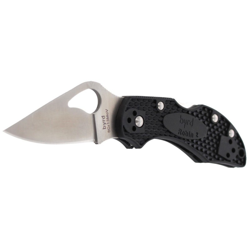 Nóż Spyderco Byrd Robin 2 FRN Black, Plain (BY10PBK2)