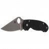 Nóż składany Spyderco Para 3  Lightweight Black Plain (C223PBK)