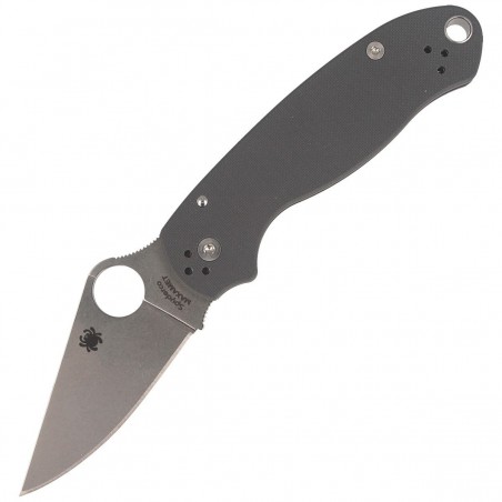 Nóż składany Spyderco Para 3 G-10 Dark Gray Maxamet Plain (C223GPDGY) Nóż składany Spyderco Para 3 G-10 Dark Gray Maxamet Plain (C223GPDGY)