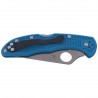 Nóż składany Spyderco Delica 4 FRN Blue Flat Ground Plain (C11FPBL)