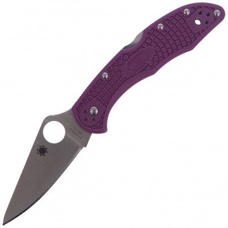 Nóż Spyderco Delica 4 Flat Ground Lightweight Purple Plain (C11FPPR) Nóż Spyderco Delica 4 Flat Ground Lightweight Purple Plain (C11FPPR)