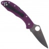 Nóż Spyderco Delica 4 Flat Ground Lightweight Purple Plain (C11FPPR)